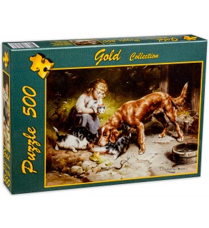 Пъзел Gold Puzzle от 500 части - Вечерно парти