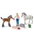 Комплект фигурки Schleich Farm Life - Ветеринар на визитация