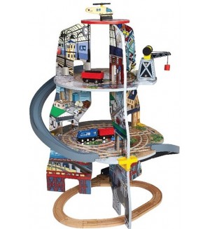 Влакче със спираловидни релси на три нива Acool Toy