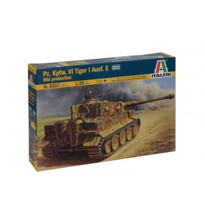 Военен сглобяем модел - Германски танк PZ.KPFW. VI TIGER I Ausf.E от средна продукция