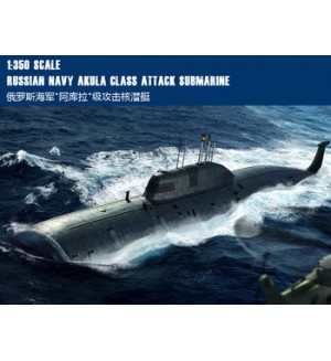Военен сглобяем модел - Руска подводница ССН Акула (SSN Akula Class Attack Submarine)