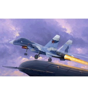 Военен сглобяем модел - Руски изтребител Su-33UB Flanker D  