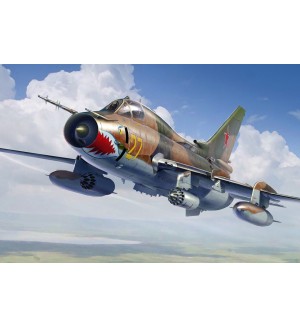 Военен сглобяем модел - Съветски изтребител Су-17 Фитър-К (Su-17M4 Fitter-K)
