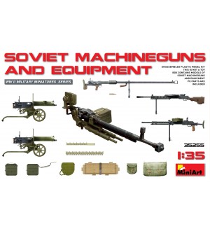 Военен сглобяем модел - Съветски картечници и оборудване (Soviet Machineguns & Equipment)