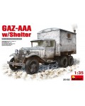 Военен сглобяем модел - Съветски военен автомобил GAZ-AAA с фургон