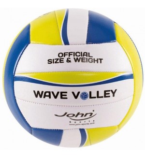 Волейболна топка John - Wave Volley, Асортимент, 20 cm