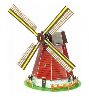 Мини 3D пъзел Revell - Вятърна мелница