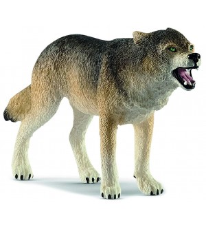 Фигурка Schleich - Вълк, сив