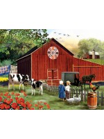 Пъзел SunsOut от 1000 части - XXL Teile - Tom Wood - Serenity in the Country