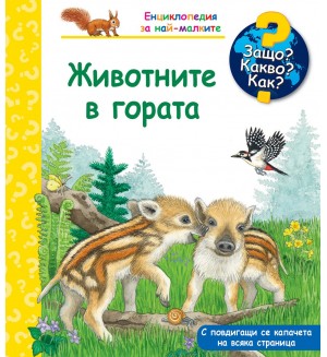 Защо? Какво? Как? Енциклопедия за най-малките: Животните в гората