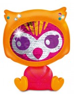 Детска играчка Zequins –  Бухалче, с личице от пайети, Серия 3